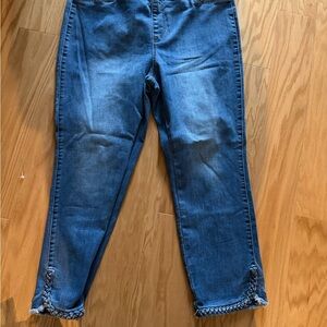 John Mark Blue Ankle Jeans
